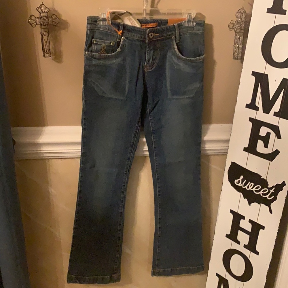 APOLLO JEANS Flare Stretch distressed 3/4